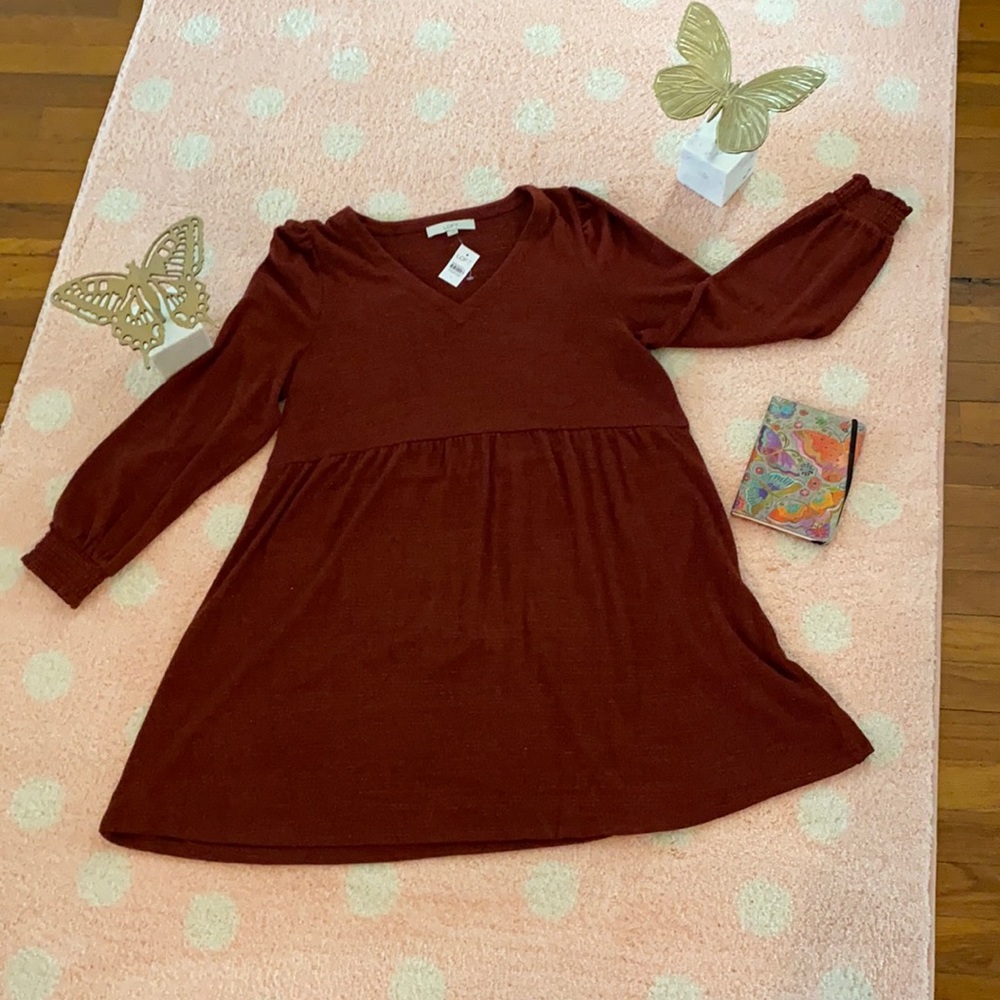 Loft long sleeved dress size L